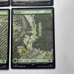 MTG- Full Art Lands (Maps) The Lord Of The Ring- NM-Lot Of 4 Magic The Gathering - Image 5