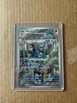 Machoke Holo English 177/165 SV Scarlet Violet 151 Pokemon Card NM Condition - Image 1