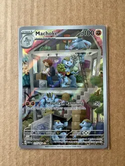 Machoke Holo English 177/165 SV Scarlet Violet 151 Pokemon Card NM Condition - Image 2