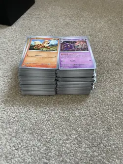 Pokemon TCG 151 Bulk Collection 300+ Cards - Holo, EX, Uncommon and Common - Image 1