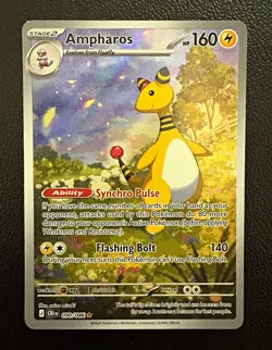 Ampharos 090/086 Chaos Rising Full Art IR Pokemon TCG NM - Image 1