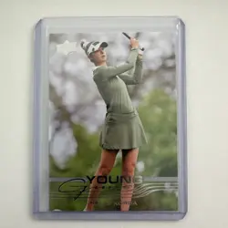 2026 Upper Deck Golf Nelly Korda Young Guns Rookie Card RC #101 - NM - Image 1