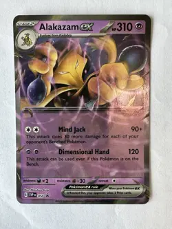 Pokemon TCG Alakazam EX Black Star Promo SVP 050 NO STAR HOLO ERROR NM - Image 1