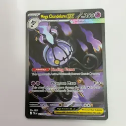 Mega Chandelure ex - Holo Special Illustration Rare ME05: Pitch Black 115/084 NM - Image 1