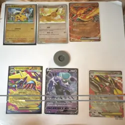 Nintendo Pokemon TCG Japanese Holo Card Lot Pikachu Eevee Charizard - Image 1
