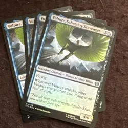 [MTG] x4 Vulture, Scheming Scavenger (Foil) (0158) (SPM) NM - Image 1