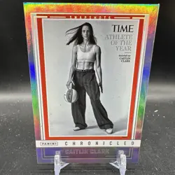 CAITLIN CLARK Holo 2025 Panini Chronicled Time Athlete #99 Indiana Fever - Image 1