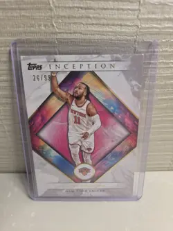 2025-26 Inception Jalen Brunson Pink /99 New York Knicks Insert Card - Image 1