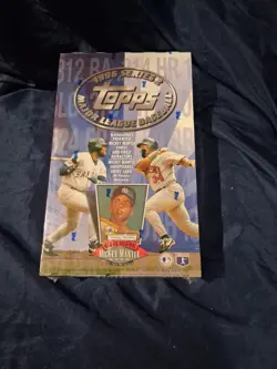 1996 Topps baseball Series 2 factory sealed box Mickey Mantle Finest REFRACTORS - Image 1