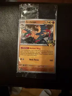 Pokemon Chicago Field Museum Fossil Exhibit Archeops Promo Card SEALED - Image 1