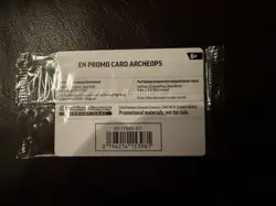 Pokemon Chicago Field Museum Fossil Exhibit Archeops Promo Card SEALED - Image 2