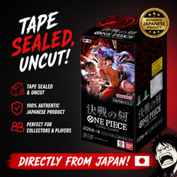 [Sealed] The Time of Battle Booster Box OP-16 One Piece Japanese w/Tape UNCUT - Image 1