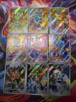 Complete Set of 9 Series 2 First Partner Illustration Pack Promo 30 Anniversary - Image 1