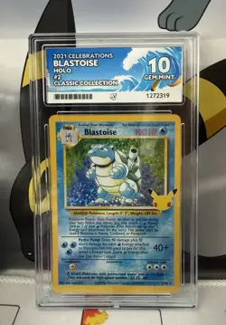 Pokemon TCG - Blastoise 2/102 25th Anniversary Celebrations Holo - Ace 10 - Image 1