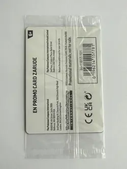 Zarude 056/084 Pitch Black Promo Cosmos Holo SEALED - Image 3