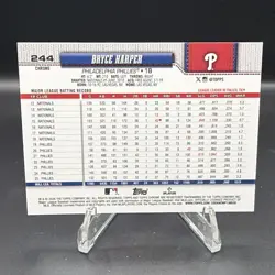 Topps 2026 Chrome Bryce Harper Green Refractor #244 Phillies #’d/99 - Image 3