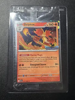 Delphox 013/086 (Chaos Rising Stamped) Pokemon TCG Sealed Promo - Image 1