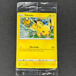 Pikachu - 049/195 - Holo - Stamped Promo - Holiday Calendar - SEALED - Image 1