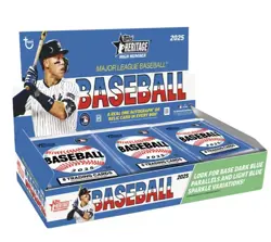 2025 Topps Heritage High Number Baseball Hobby Box Factory Sealed - Image 1