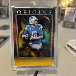 2023 Panini Origins Jared Goff #31 Gold Parallel Numbered 💥23/25💥 - Image 1