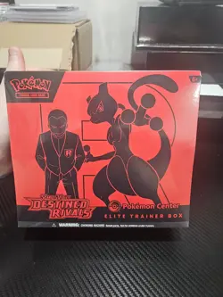 Pokemon Destined Rivals Pokemon Center Exclusive ETB Elite Trainer Box - Image 1