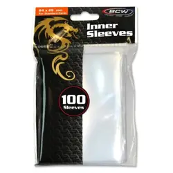 1000 BCW Standard Inner Card Sleeves for Double Sleeving Fits Standard Sleeve - Image 1