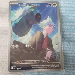 Pokemon TCG Steven's Beldum SVP Scarlet & Violet Promo 207 Holo English 2025 - Image 1