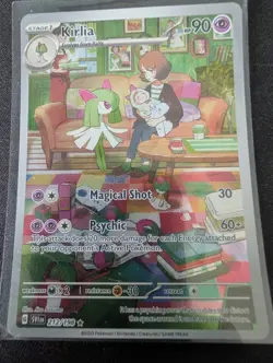 Pokemon TCG Scarlet & Violet Kirlia Full Art Holo Card 212/198 - Image 1