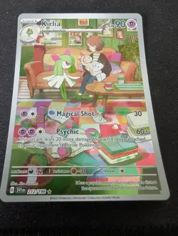 Pokemon TCG Scarlet & Violet Kirlia Full Art Holo Card 212/198 - Image 2