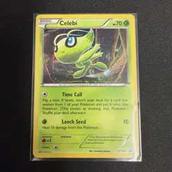 Celebi XY187 Holo 2017 Black Star Promo Pokemon Trading Card Game MP - Image 1