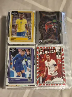 Binder with approx 400+ refractor and insert football cards - Image 2