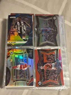 Binder with approx 400+ refractor and insert football cards - Image 3