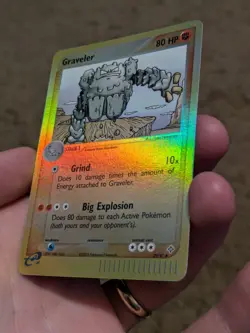 Graveler 29/97 e-Reader Reverse Holo EX Dragon 2003 Pokemon TCG Very LP - Image 3