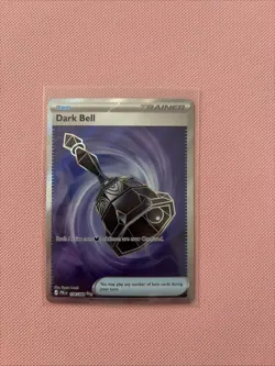 Dark Bell 106/084 Ultra Rare Full Art Pitch Black Pokemon TCG NM - Image 1