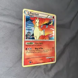 Pokemon TCG Rapidash Holo Rare Card Triumphant 8/102 - Image 3