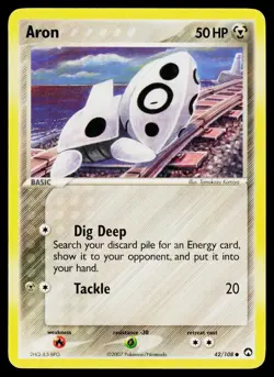Aron - 42/108 - Power Keepers EXC BUY 2 CARDS GET 1 FREE!! - Image 1
