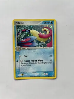 Pokemon TCG Milotic EX Emerald Holo Card 8/106 Rare - Image 1