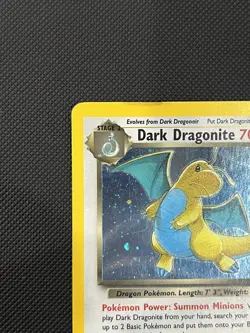 Pokemon TCG Dark Dragonite Holo Rare Card 5/82 Team Rocket Series MP WOTC - Image 2