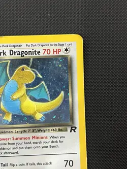 Pokemon TCG Dark Dragonite Holo Rare Card 5/82 Team Rocket Series MP WOTC - Image 3