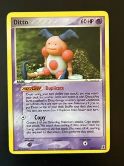 2005 Pokemon Ditto (Mr. Mime) 38/113 Ex Delta Species Non-Holo Regular - Image 3
