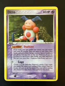 2005 Pokemon Ditto (Mr. Mime) 38/113 Ex Delta Species Non-Holo Regular - Image 4