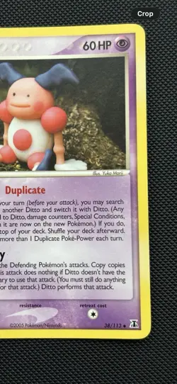 Pokemon TCG Ditto (Mr. Mime) 38/113 EX Delta Species Uncommon Regular 2005 - Image 4