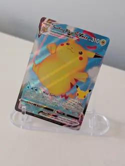 Pokemon TCG Surfing Pikachu Vmax #009 Celebrations NM/M - Image 1