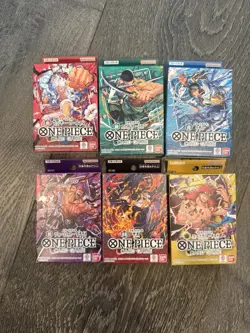 ONE PIECE Start Deck ST-31 -36 Set Of 6 - Image 1