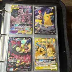 Pokemon Card Binder Lot Of 48 Cards: Full Art, Holos, Ex , Gx, Vs, And Vmax - Image 2