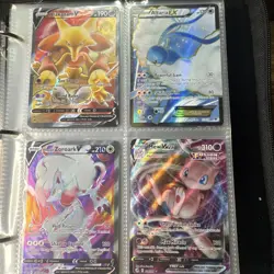Pokemon Card Binder Lot Of 48 Cards: Full Art, Holos, Ex , Gx, Vs, And Vmax - Image 4
