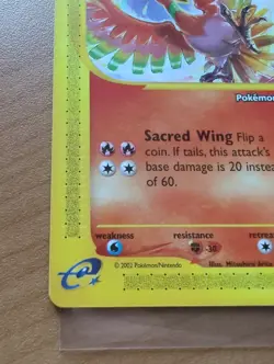 Pokemon TCG Ho-oh WOTC Pokemon center NY Promo 52 LP - Image 3