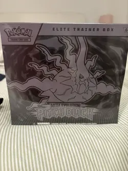 Pokemon TCG Elite Trainer Box Mega Evolution—Pitch Black 10 Booster Packs - Image 1