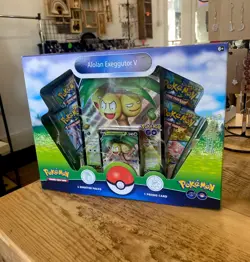 Pokemon TCG Alolan Exeggutor v Pokemon Go Collection Box - Image 1