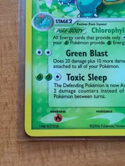 Pokemon TCG Venusaur 28/100 Crystal Guardians Reverse Holo Stamped - Image 3